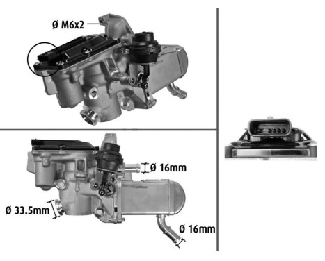 válvula EGR 700433 Valeo