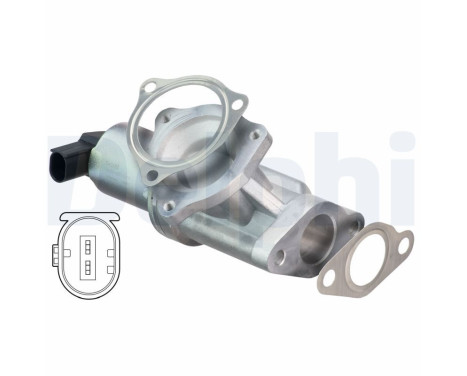 válvula EGR EG10442-12B1 Delphi