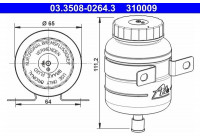 Depósito de compensación, líquido de frenos