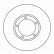 Disco de freno 17035 ABS