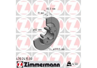 Disco de freno 470.2415.00 Zimmermann