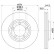 Disco de freno 55218 8DD 355 116-741 Hella
