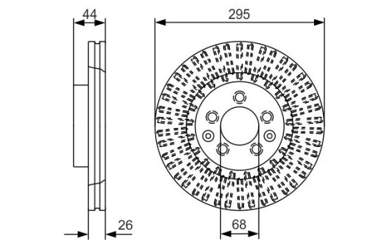Disco de freno BD2437 Bosch, Imagen 5