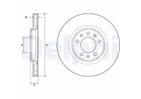 Disco de freno BG4806C Delphi