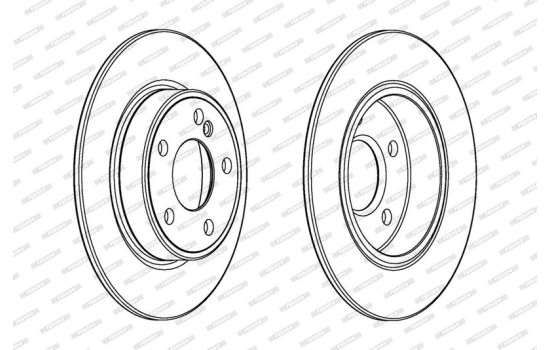 Disco de freno DDF2335C Ferodo, Imagen 2