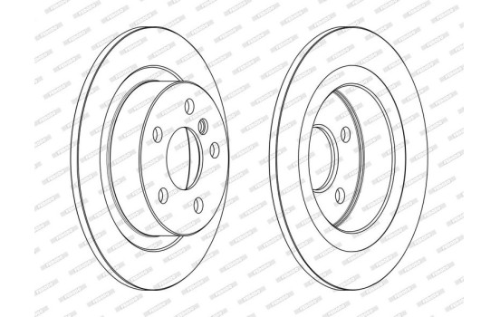 Disco de freno DDF2612C Ferodo, Imagen 2