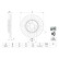 Disco de freno delantero BD510 Bosch, Miniatura 5