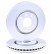 Disco de freno delantero BD876 Bosch