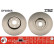 Disco de freno delantero derecho DF4856S TRW