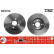 Disco de freno delantero DF2702 TRW