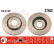 Disco de freno delantero DF2748 TRW