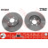 Disco de freno delantero DF4261 TRW