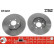 Disco de freno delantero DF4261 TRW, Miniatura 2