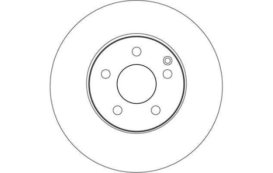 Disco de freno delantero DF4261 TRW, Imagen 3