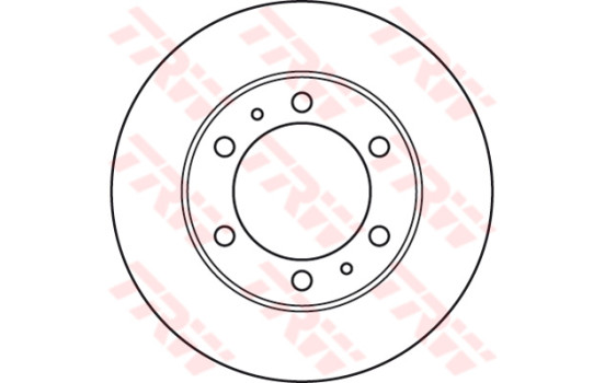 Disco de freno delantero DF4917 TRW, Imagen 2