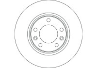 Disco de freno DF6780 TRW