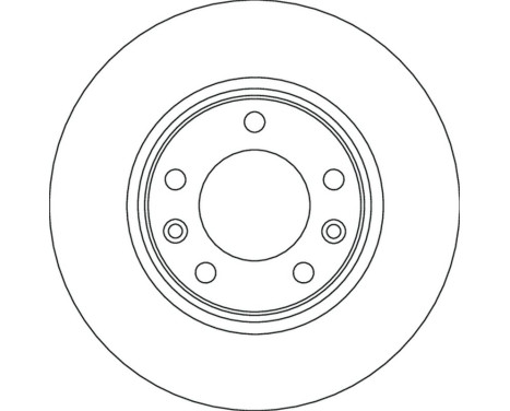 Disco de freno DF6780 TRW