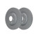 Disco de freno HYUNDAI / KIA 24.0125-0213.1 ATE, Miniatura 2