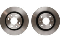 Disco de freno trasero DF1740 TRW