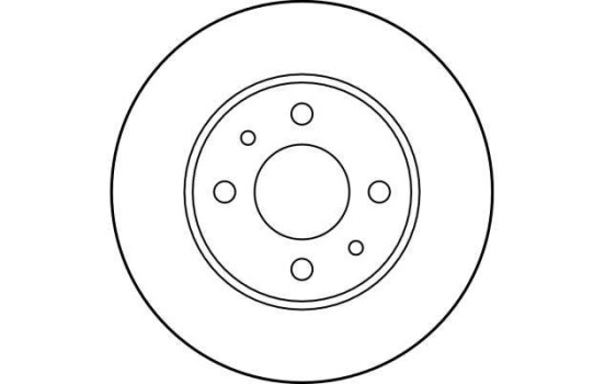 Disco de freno trasero DF1745 TRW, Imagen 3