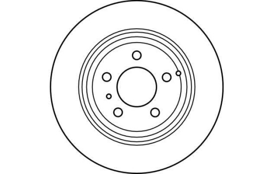 Disco de freno trasero DF2660 TRW, Imagen 4