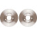 Disco de freno trasero DF4039 TRW, Miniatura 5