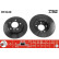 Disco de freno trasero DF4448 TRW, Miniatura 2