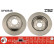 Disco de freno trasero DF4854S TRW, Miniatura 2