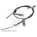 Cable del freno de mano ADH246164 Blue Print, Miniatura 2