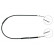 Cable del freno de mano K12138 ABS, Miniatura 2