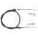 Cable del freno de mano K19844 ABS, Miniatura 2