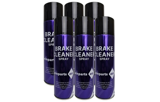 Limpiador de frenos Winparts GO!, paquete económico de 6 unidades de 500 ml