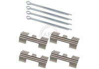 Kit de accesorios, pastilla de freno de disco 1909Q ABS