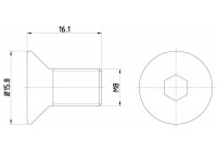 Tornillo, disco de freno