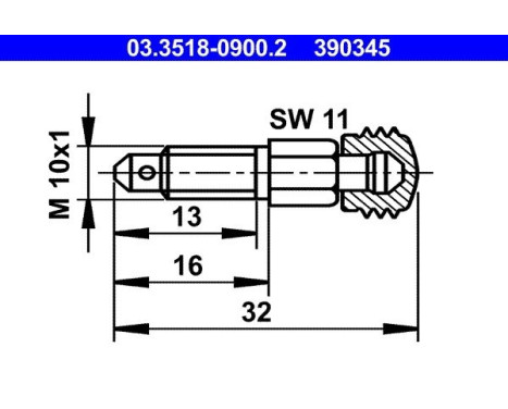 Tornillo de purga/boquilla