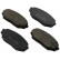Juego de pastillas de freno 36725 ABS