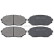 Juego de pastillas de freno 36725 ABS, Miniatura 4