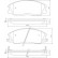 Juego de pastillas de freno 37242 ABS, Miniatura 2