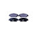 Juego de pastillas de freno 8DB 355 015-001 Hella