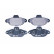 Juego de pastillas de freno 8DB 355 019-161 Hella