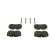 Juego de pastillas de freno BP459 Bosch, Miniatura 3