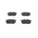 Juego de pastillas de freno BP689 Bosch