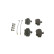 Juego de pastillas de freno BP713 Bosch, Miniatura 2
