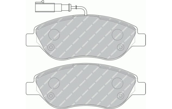 Juego de pastillas de freno FDB1468 Ferodo, Imagen 2