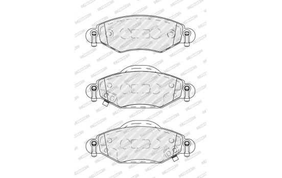 Juego de pastillas de freno FDB1513 Ferodo, Imagen 4
