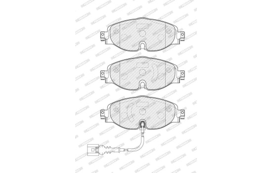 Juego de pastillas de freno FDB4433 Ferodo, Imagen 3