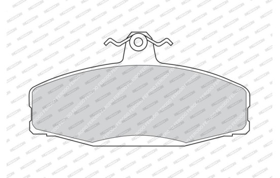 Juego de pastillas de freno FDB610 Ferodo, Imagen 4