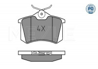 Juego de pastillas de freno, freno de disco 025 209 6117/PD Meyle