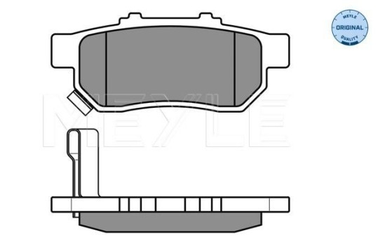 Juego de pastillas de freno, freno de disco 025 217 3813/W Meyle, Imagen 2