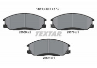 Juego de pastillas de freno, freno de disco 2356901 Textar